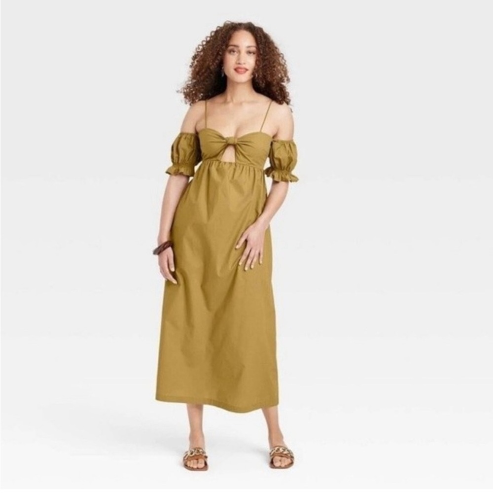 A New Day Tie Front Dress